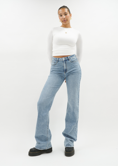 High waist wide leg jeans blue (tall)
