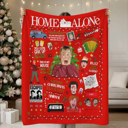 Home Alone Christmas Flannel Blanket