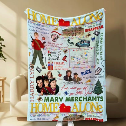 Home Alone Christmas Flannel Blanket