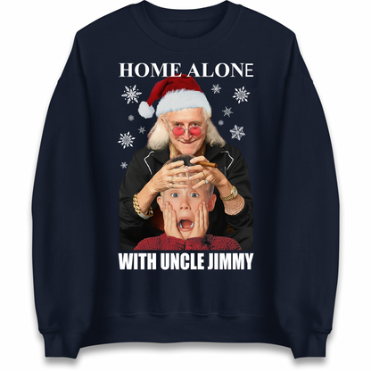 Home Alone With Uncle Jimmy Christmas T-Shirt/Sweatshirt/Hoodie
