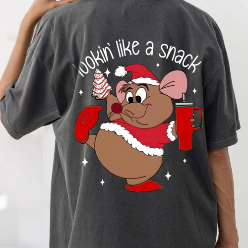 Lookin' Like A Snack Christmas Mouse T-Shirt/Sweatshirt/Hoodie
